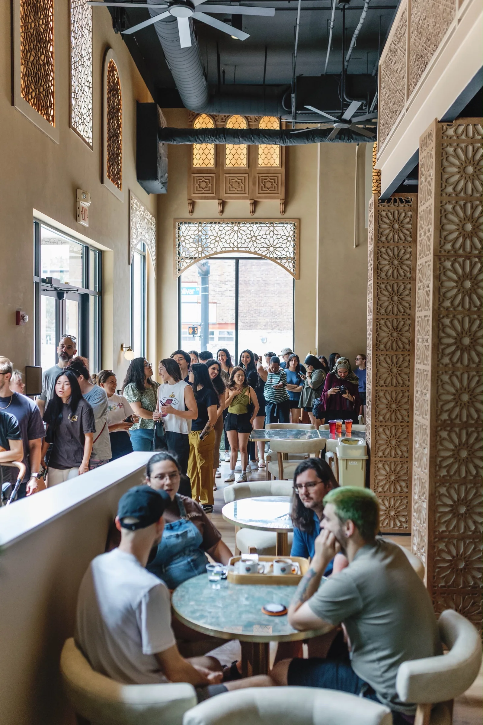 Interior of Shibam Coffee lexington location