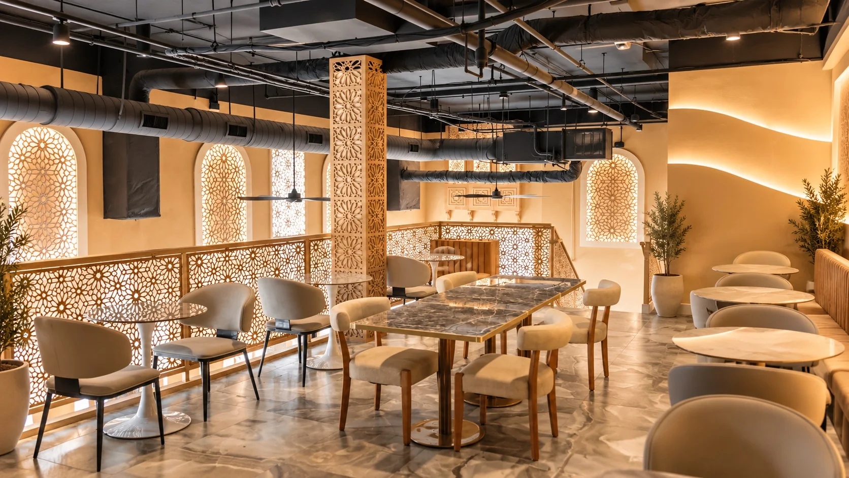 Interior of Shibam Coffee lexington location