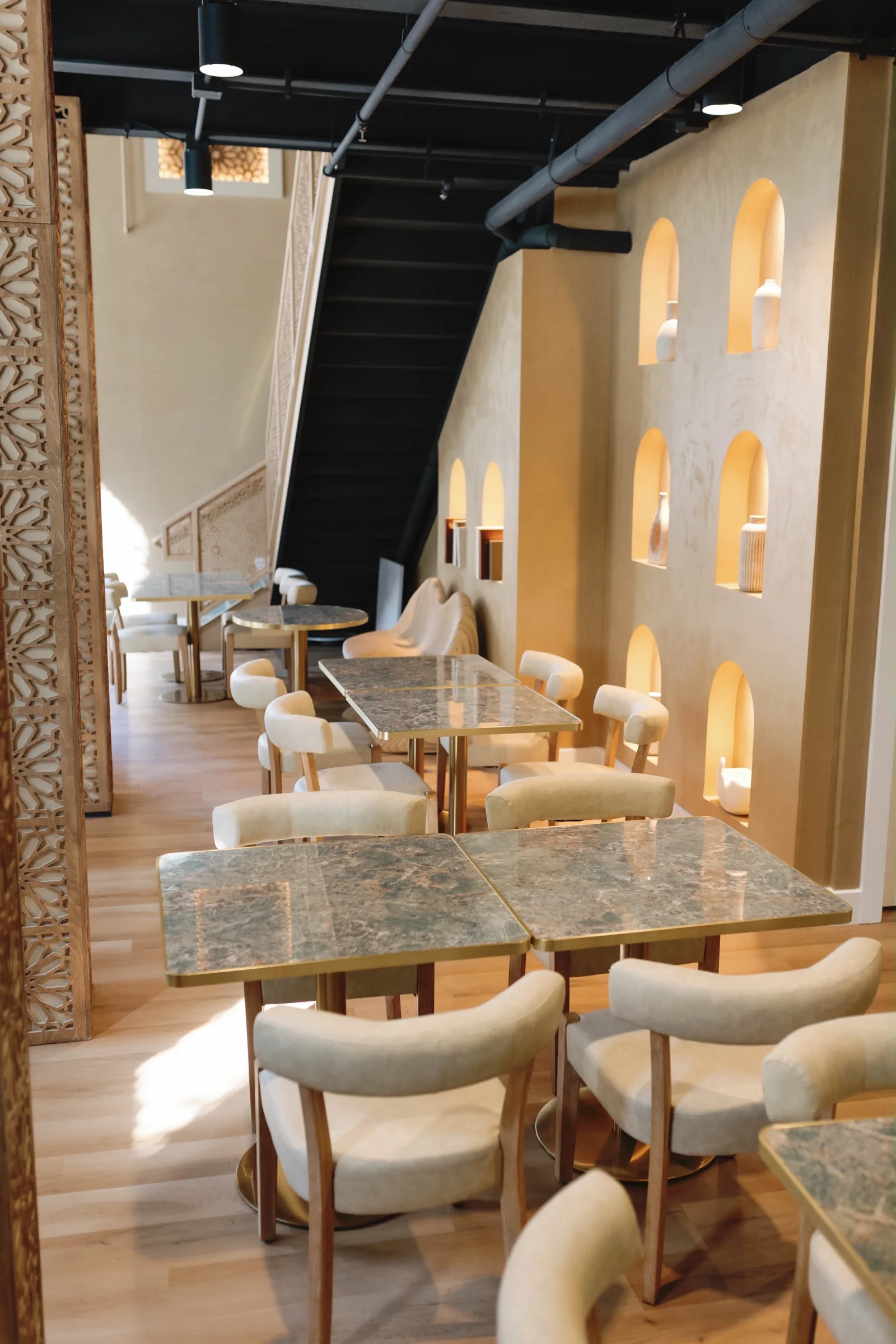 Interior of Shibam Coffee lexington location