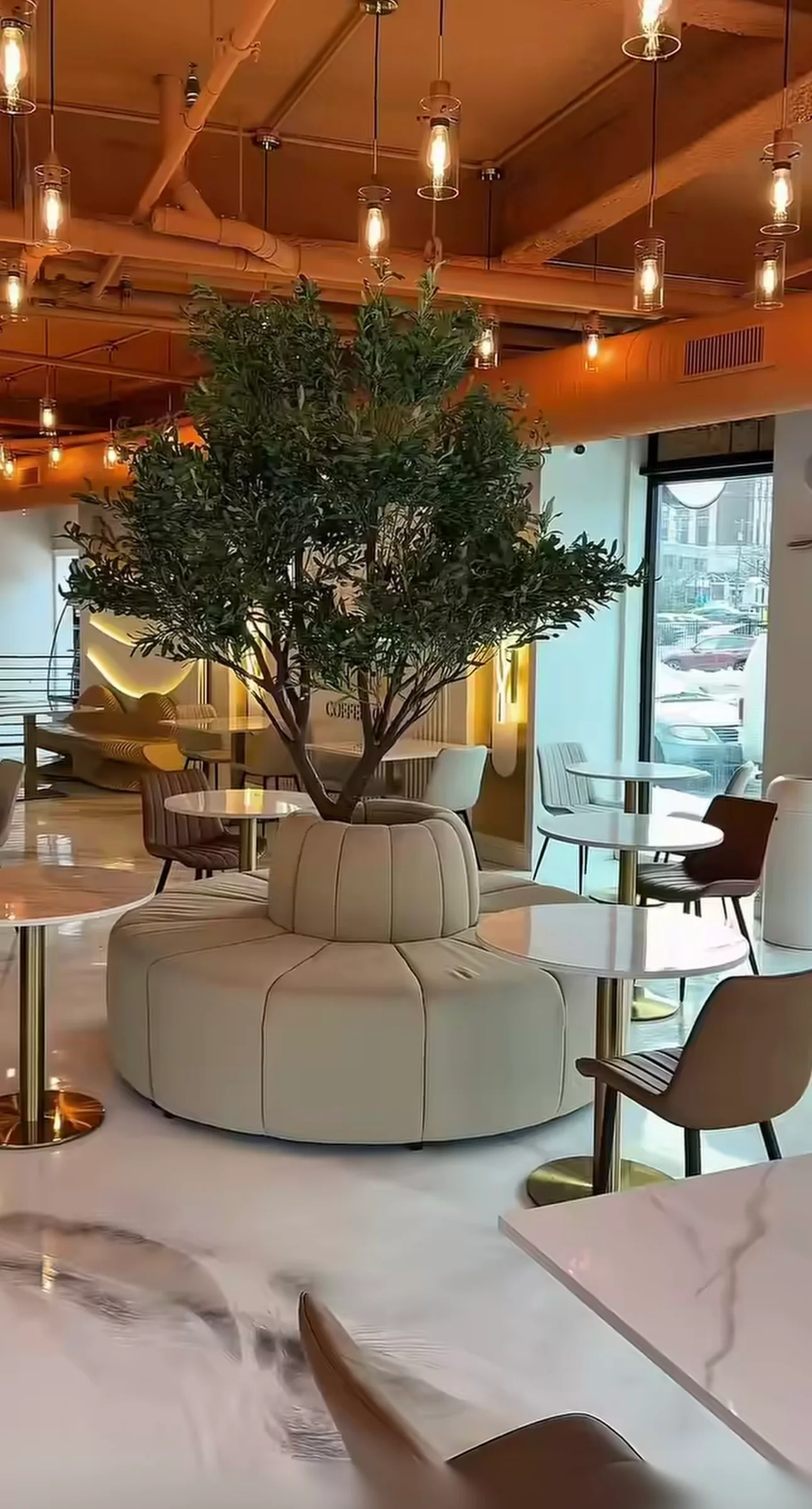Interior of Shibam Coffee philadelphia location